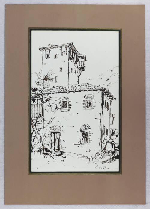 Σπίτι με πύργο (Μάνη;)