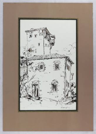 Σπίτι με πύργο (Μάνη;)