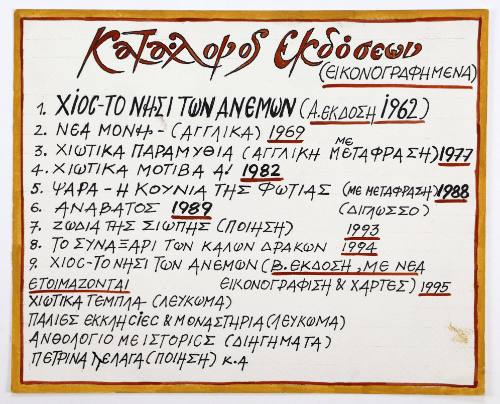 Κατάλογος εκδόσεων