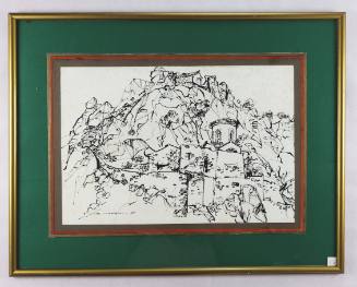 Τοπίο με εκκλησία