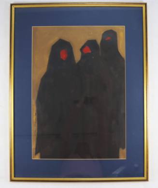 Τρεις μαυροφορεμένες φιγούρες