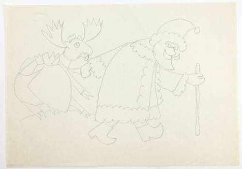 Άγιος Βασίλης και τάρανδος