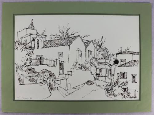 Εκκλησάκι και σπίτια