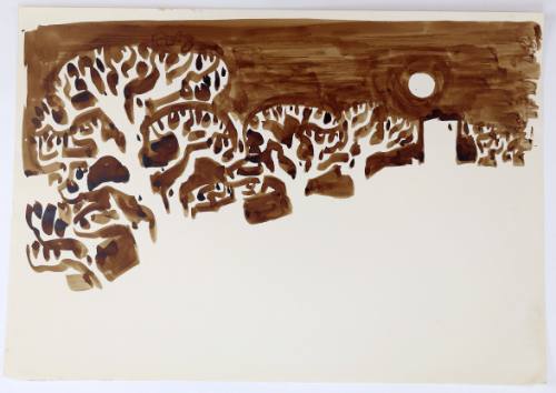 Δέντρα και πύργος