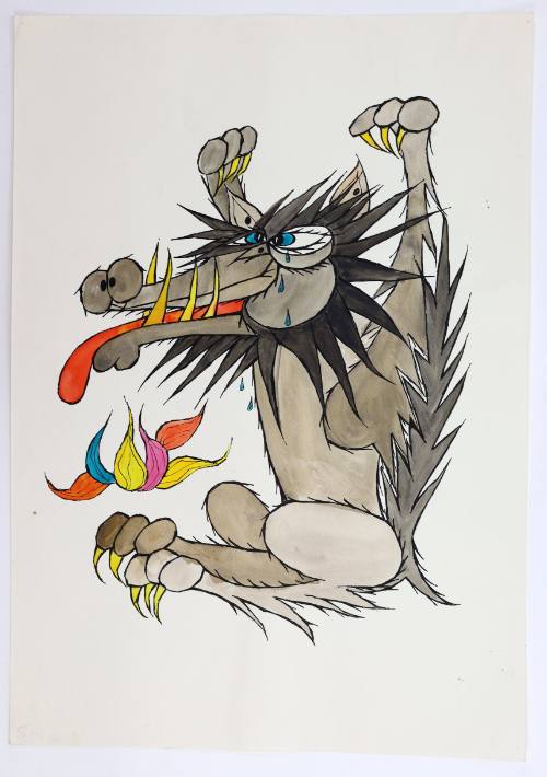 Αγριεμένος λύκος