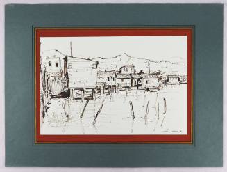 Σπίτια σε λιμνοθάλασσα