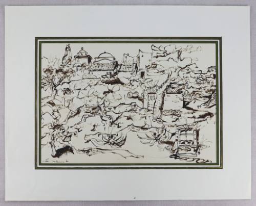 Χωριάτικο τοπίο με πηγάδι