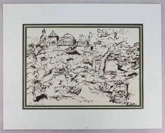 Χωριάτικο τοπίο με πηγάδι