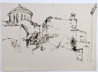 Τοπίο με εκκλησία