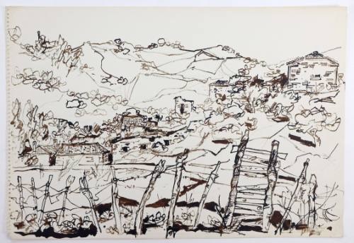 Φράχτης σε χωριό