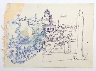 Τοπίο με εκκλησία (Ψαρά)