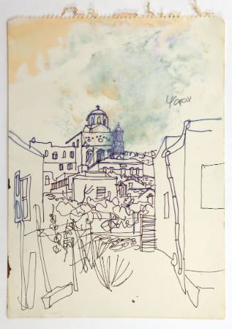 Τοπίο με εκκλησία (Ψαρά)