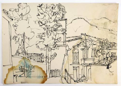 Τοπίο με εκκλησία