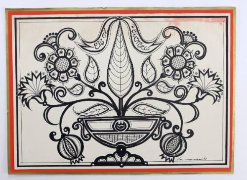 Μοτίβο με λουλούδια