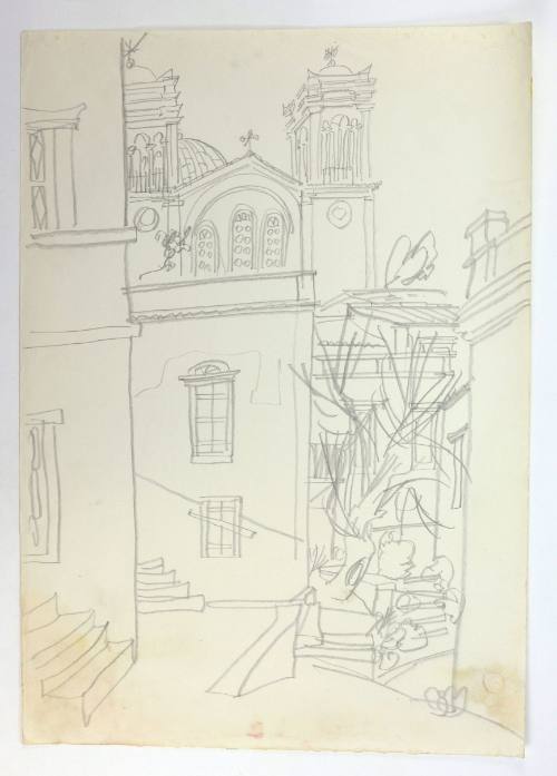 Σπίτια και εκκλησία