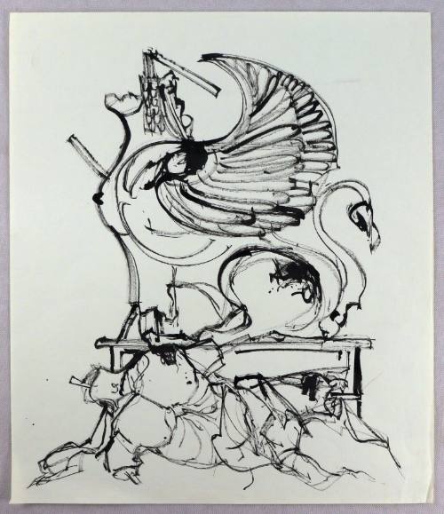 Σφίγγα Ακέφαλη και Ήρωας