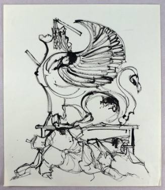 Σφίγγα Ακέφαλη και Ήρωας