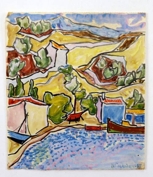 Λιμανάκι και σπίτια