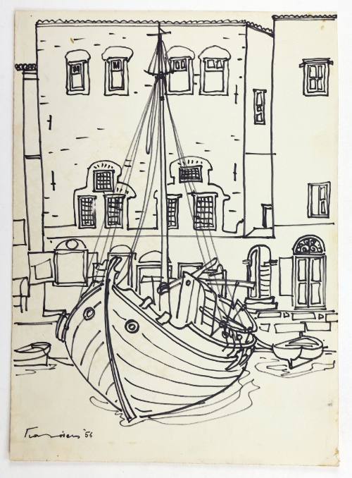 Καΐκι σε λιμάνι