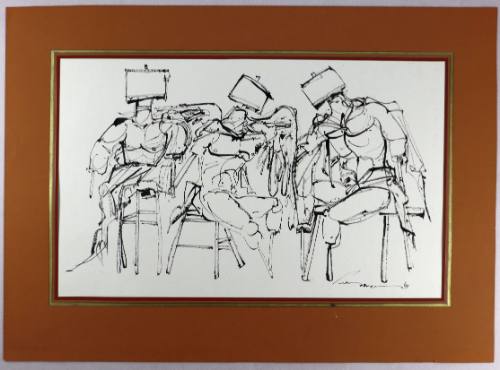 Τρεις καθιστοί ήρωες