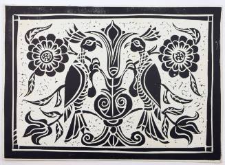 Λαϊκό μοτίβο με πουλιά