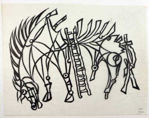 Άλογο με σκάλα